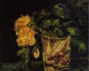 Glass with Roses II